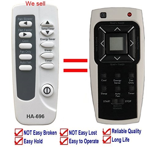 YING RAY Replacement for Kenmore Air Conditioner Remote Control 5304476246 for Model 253.70085 253.70085010 253.70085011 253.70135010 253.70135011 253.70181 253.70181010 253.70181011 253.70181012